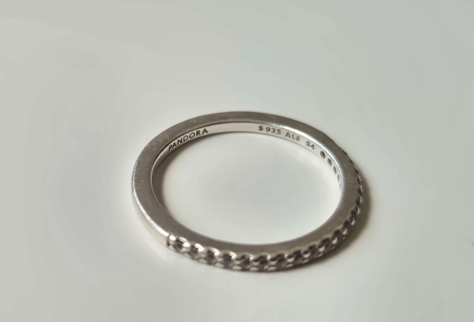 Anel Pandora Prata S925 ALE Tamanho 54